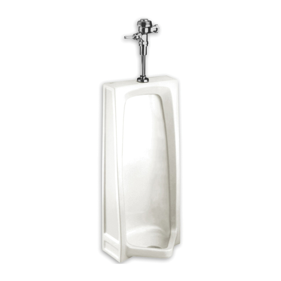 AMERICAN STANDARD STALLBROOK URINAL 6400.014 SPECIFICATION SHEET Pdf