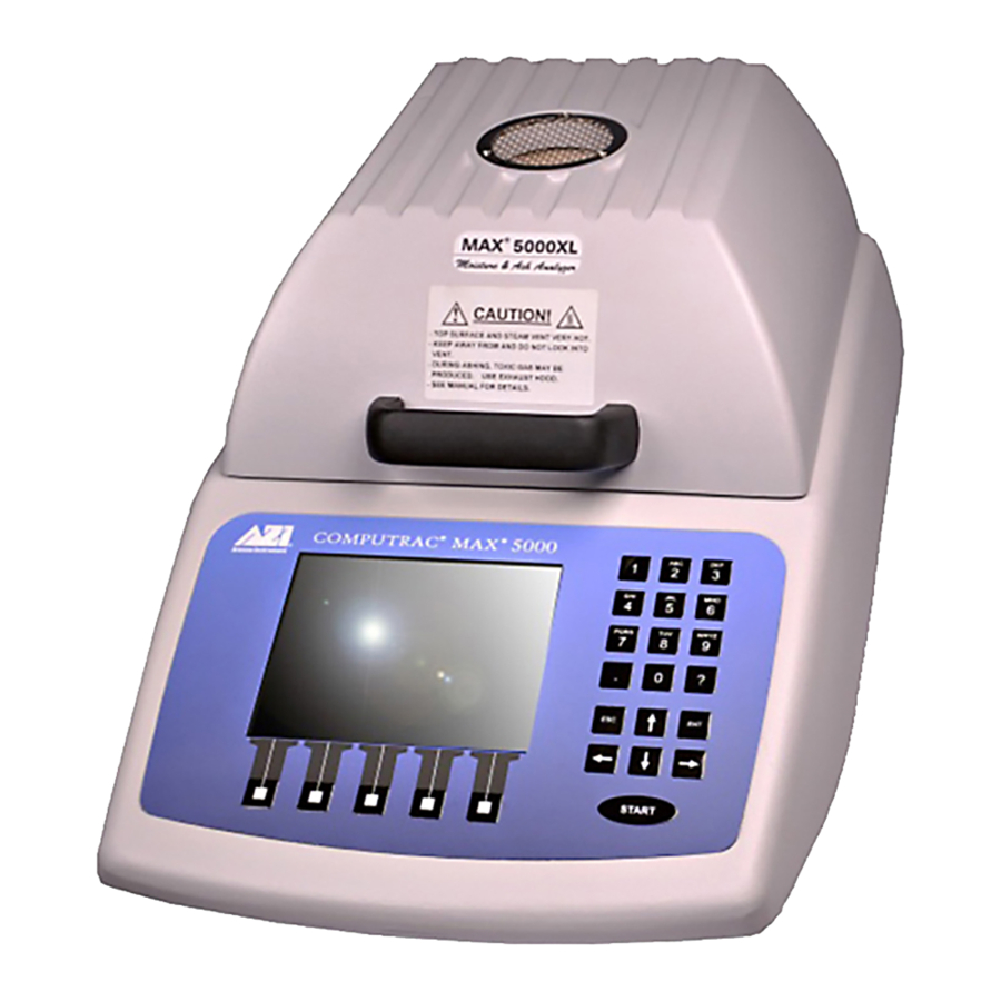 ARIZONA INSTRUMENT COMPUTRAC MAX5000XL USER MANUAL Pdf Download