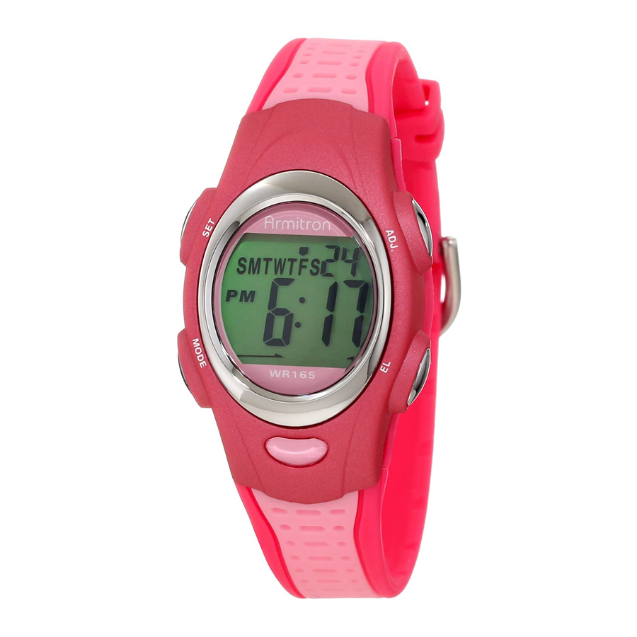 Armitron watch pro hot sale sport instructions