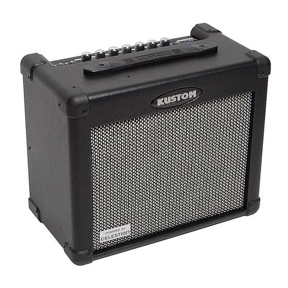 KUSTOM KAA16 OWNER'S MANUAL Pdf Download ManualsLib