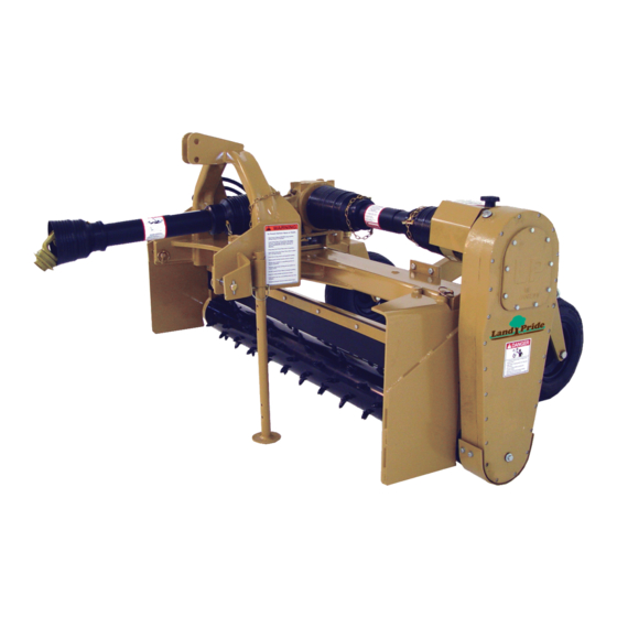 LAND PRIDE POWERED RAKES PR1672 OPERATOR'S MANUAL Pdf Download ManualsLib