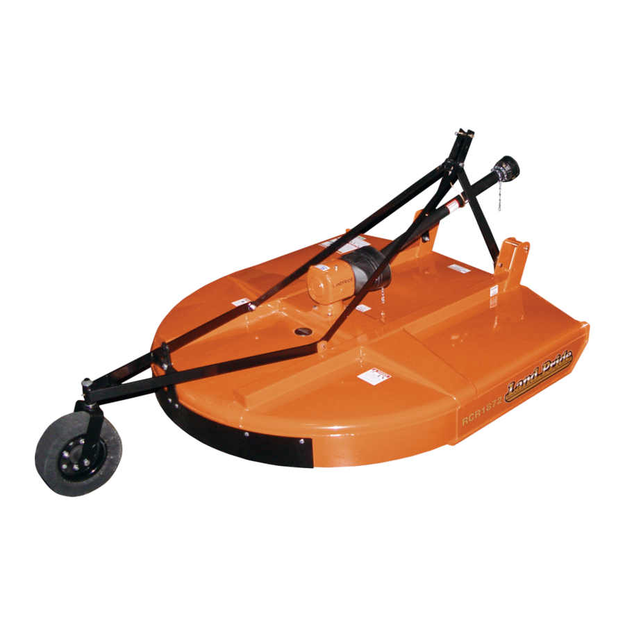 LAND PRIDE ROTARY CUTTERS RCR1860 OPERATOR'S MANUAL Pdf Download