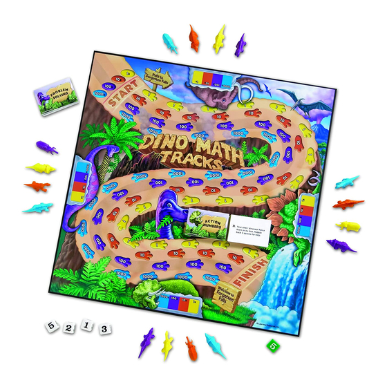 LEARNING RESOURCES DINO MATH TRACKS USER MANUAL Pdf Download | ManualsLib