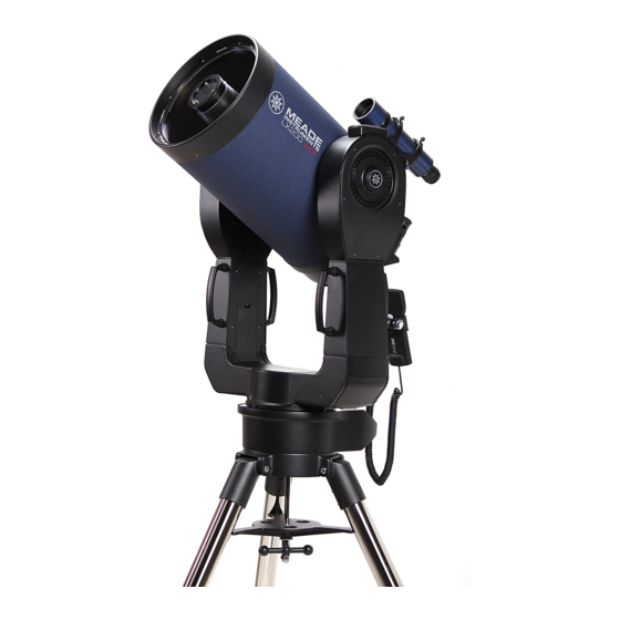 MEADE LX20 INSTRUCTION MANUAL Pdf Download | ManualsLib