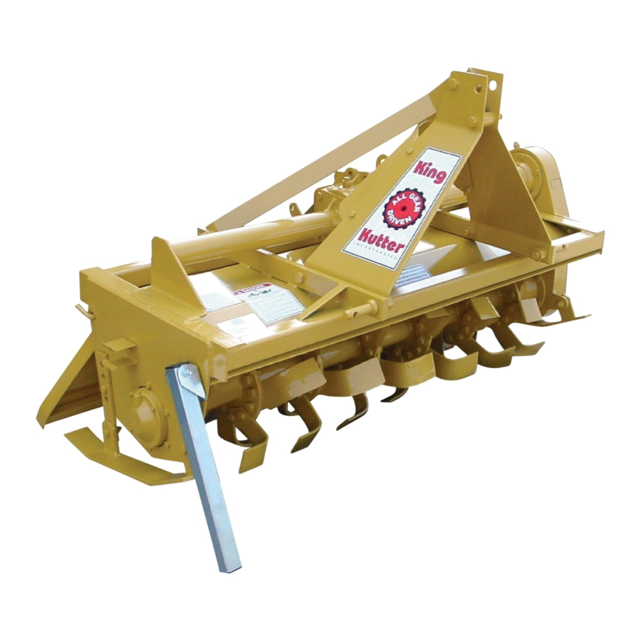 KING KUTTER II 999995 OPERATOR'S MANUAL Pdf Download ManualsLib