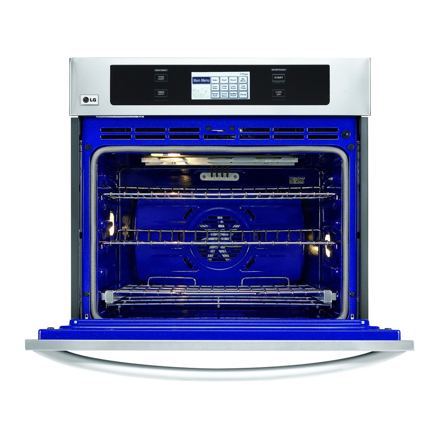 LG LWS3081ST USER'S MANUAL & COOKING MANUAL Pdf Download ManualsLib