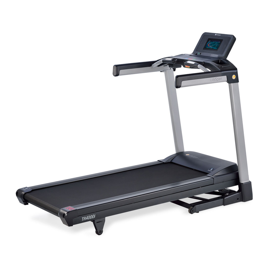 Lifespan tr3000i 2024 treadmill manual