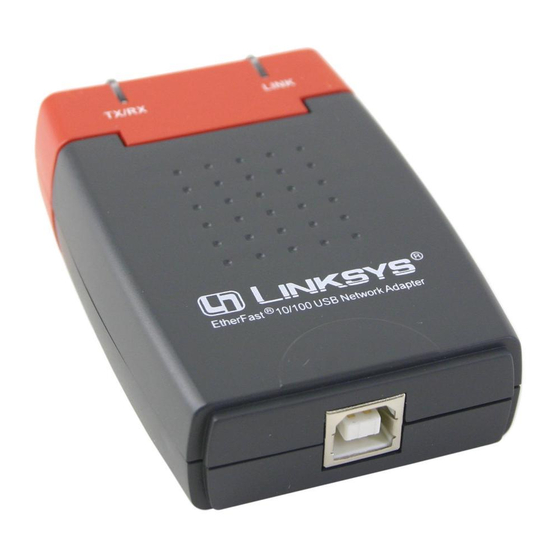 LINKSYS USB100TX USER MANUAL Pdf Download ManualsLib