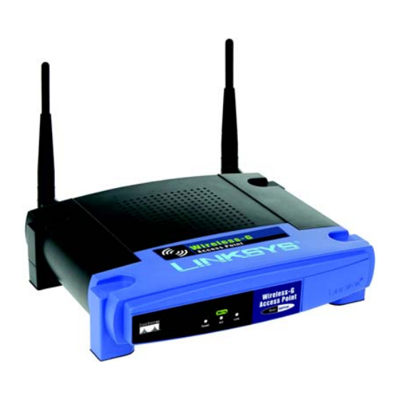 LINKSYS WIRELESSG ACCESS POINT WAP54G QUICK INSTALLATION Pdf Download