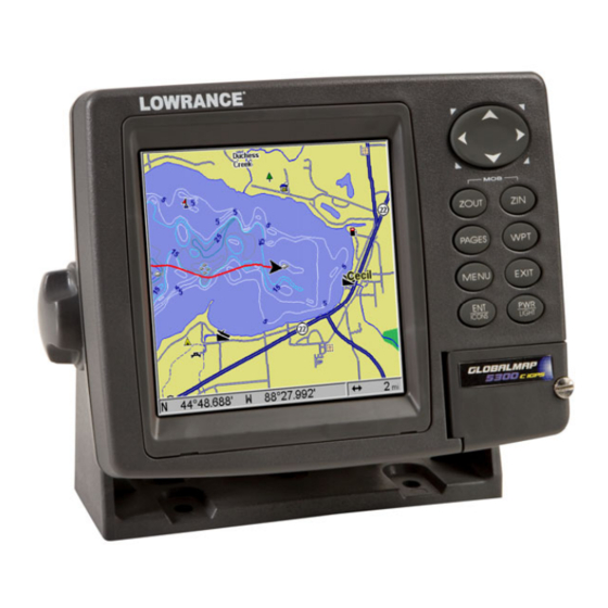 LOWRANCE GLOBALMAP 5300C IGPS OPERATION INSTRUCTIONS MANUAL Pdf ...