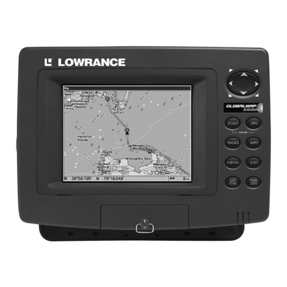 LOWRANCE GLOBALMAP 5500C OPERATION INSTRUCTIONS MANUAL Pdf Download