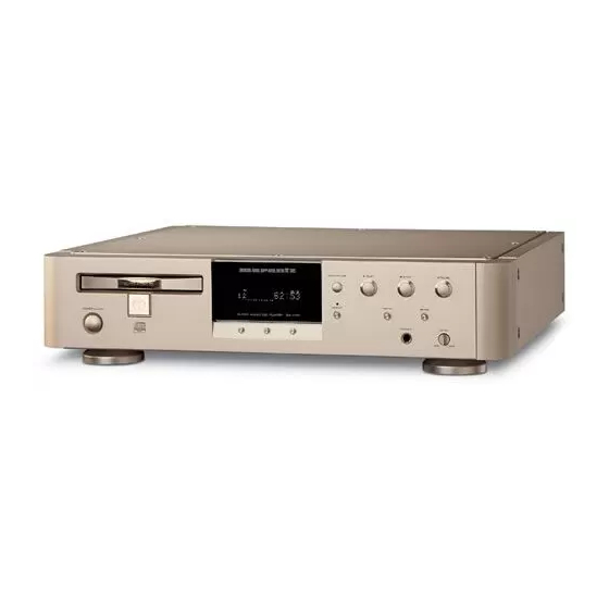 MARANTZ SA-17S1 SPECIFICATIONS Pdf Download | ManualsLib