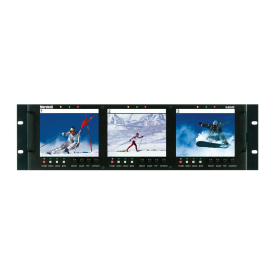 Marshall V-R563P-SDI 3 x 5.6" LCD Display Panel with Video and SD-SDI inputs 