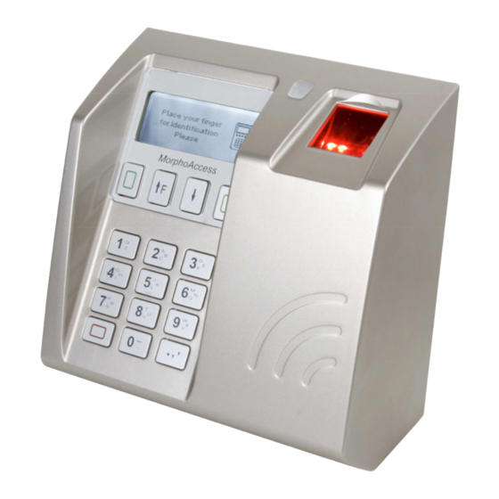 Sagem MA 500+ Series Fingerprint Terminal Manuals