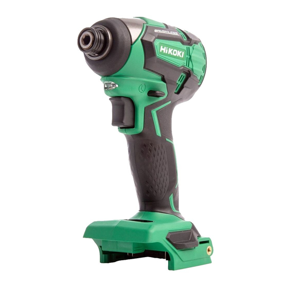 HIKOKI WH 18DBFL2 Handling Instructions Manual