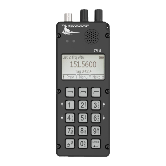 Telonics TR-8 Manuals