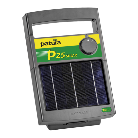 patura P25 Solar User Manual