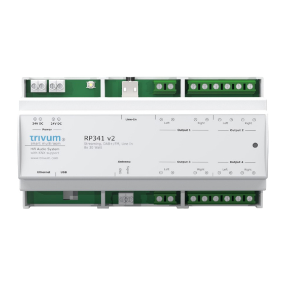 Trivum RP341v2 Quick Installation Manual