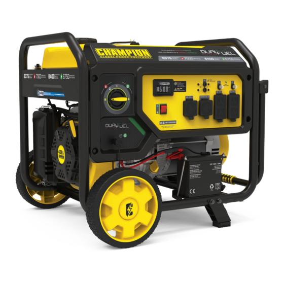 Champion 201214 Quick Start Manual