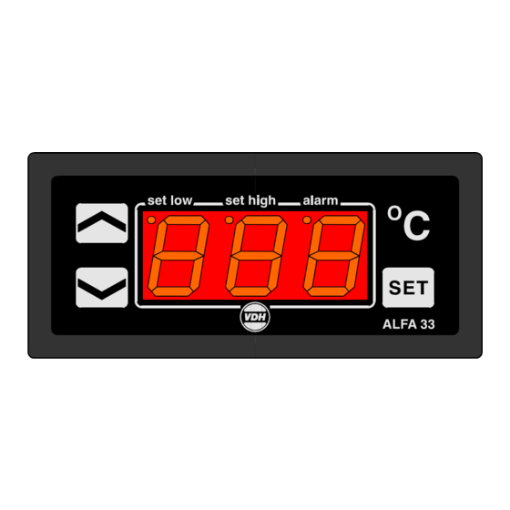 VDH ALFANET 33 User Manual