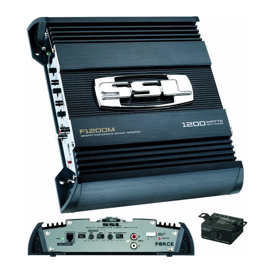 Ssl Force F2000M User Manual
