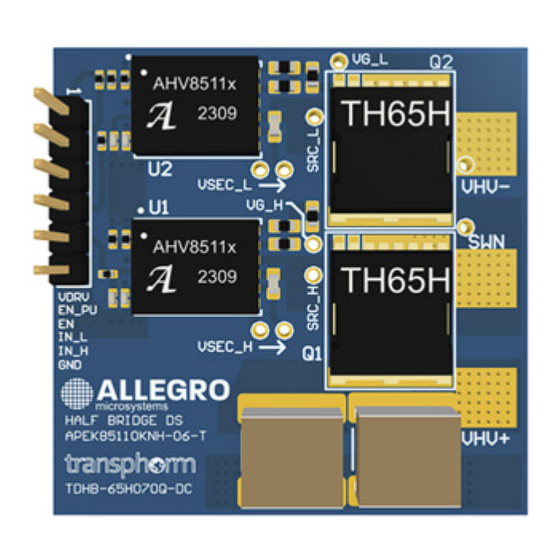Allegro MicroSystems APEK85110KNH-06-T-MH User Manual