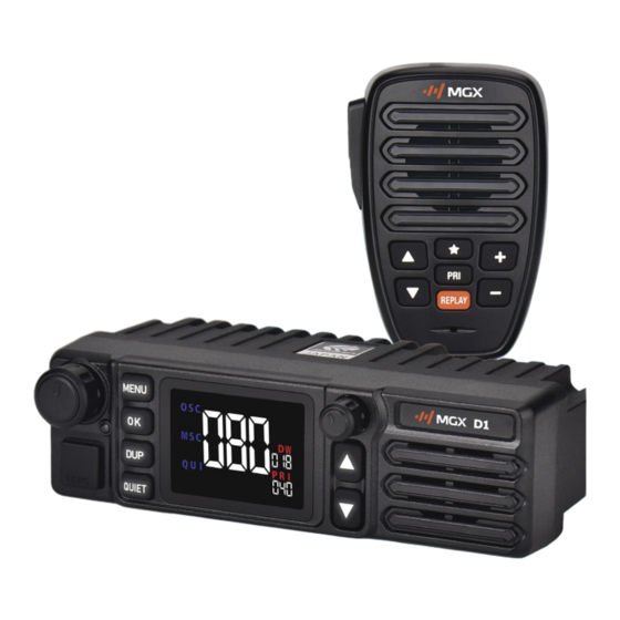 AUTOBACS MGX D1 Manual