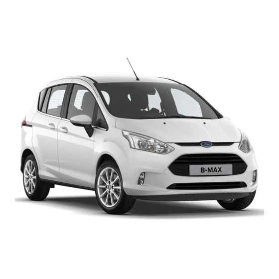 FORD B-MAX QUICK REFERENCE MANUAL Pdf Download | ManualsLib