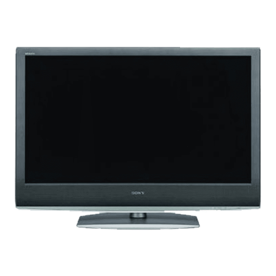 SONY BRAVIA KLV-46S200A OPERATING INSTRUCTIONS MANUAL Pdf Download ...