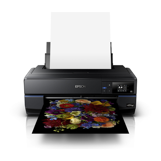 EPSON SURECOLOR P800 SERIES BASICS MANUAL Pdf Download | ManualsLib