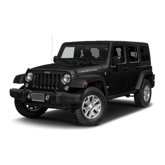 JEEP 2016 WRANGLER OWNER'S MANUAL Pdf Download ManualsLib