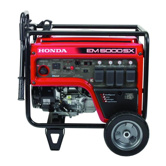 HONDA EM6500SX OWNER'S MANUAL Pdf Download | ManualsLib