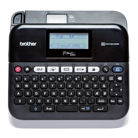 Brother P-touch D450 User Manual