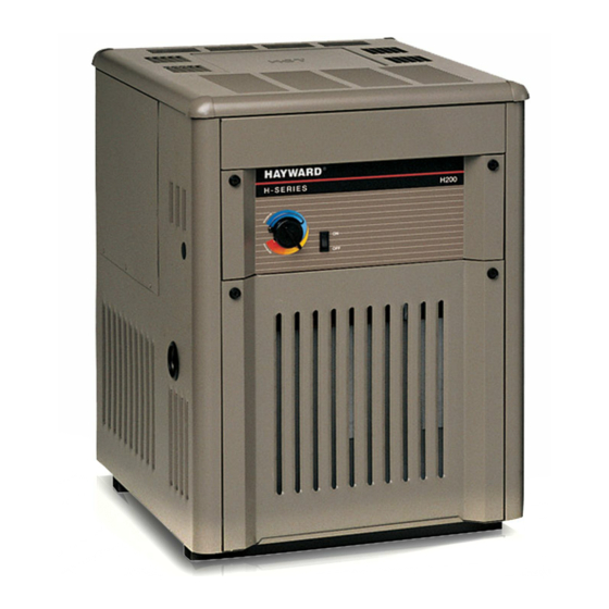 HAYWARD H150 INSTALLATION, OPERATION & SERVICE PROCEDURES Pdf Download
