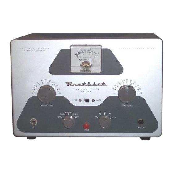 HEATHKIT DX40 ASSEMBLY AND USING MANUAL Pdf Download ManualsLib