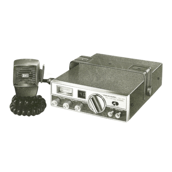 REALISTIC TRC424 OWNER'S MANUAL Pdf Download ManualsLib