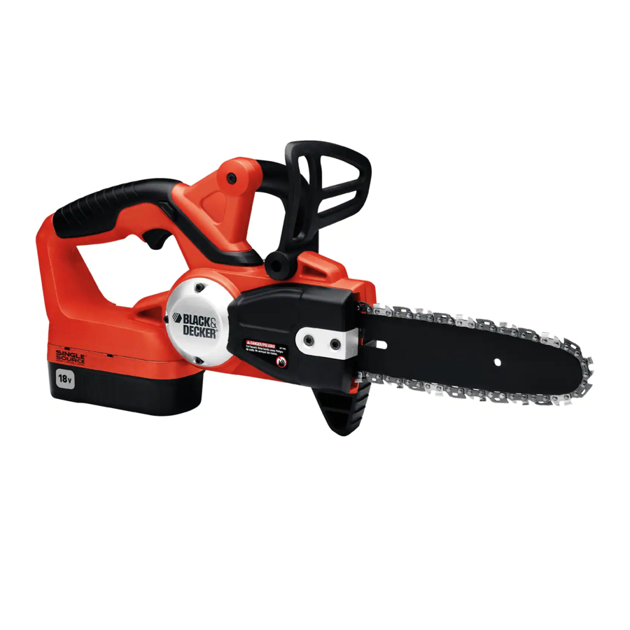 Black & Decker CCS818 Instruction Manual