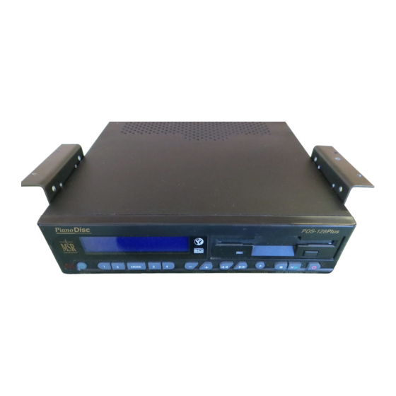PIANODISC PDS128 PLUS SILENT DRIVE USER MANUAL Pdf Download ManualsLib