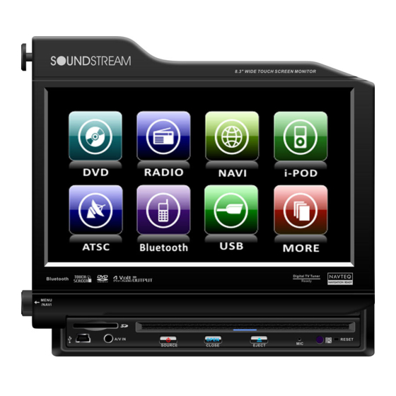SOUNDSTREAM VIR8310NRB OWNER'S MANUAL Pdf Download ManualsLib