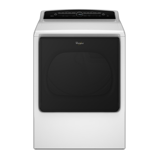 Whirlpool WED8000DW Use And Care Manual