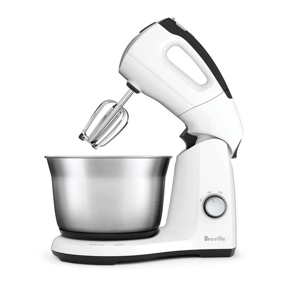 BREVILLE HANDY STAND MIXER BEM600XL INSTRUCTION BOOKLET Pdf Download