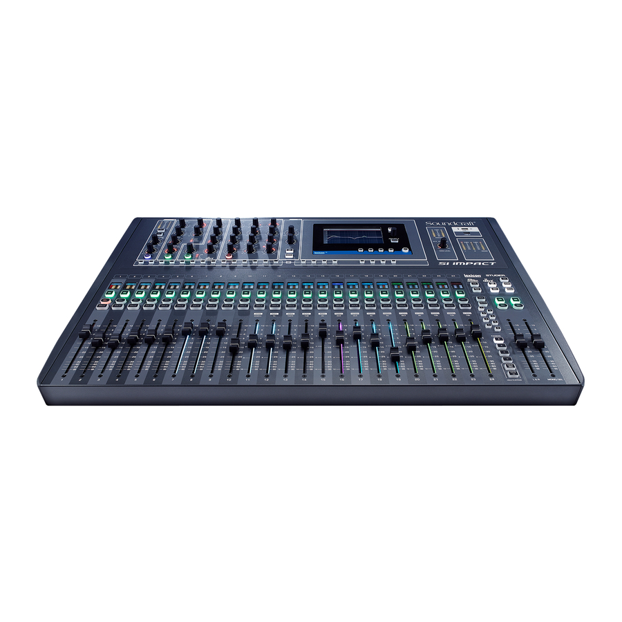 SoundCraft Si Impact User Manual