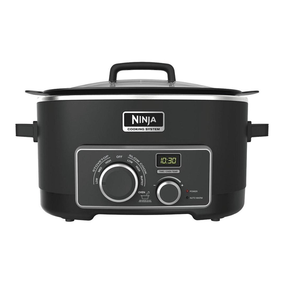 User manual Ninja 3-in-1 Cooking System MC750 (English - 12 pages)