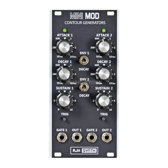 AJH Synth MiniMod Dual Contour User Manual