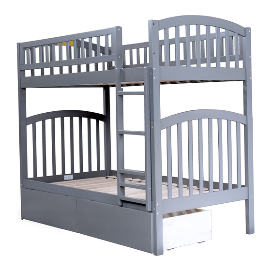 Atlantic Furniture RICHLAND BUNK BED Assembly Instructions Manual