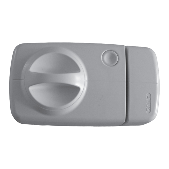 Abus 7010 E Assembly And Operating Instructions