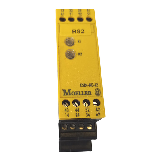 Moeller ESR4-NE-42 Operating	 Instruction