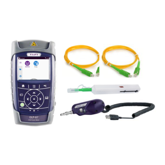 Viavi SmartClass Fiber OLP-87 NG-PON2 Quick Card User Manual