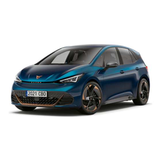 Cupra BORN 2022 Owner's Manual