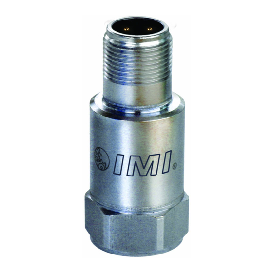 PCB IMI SENSORS ICP M601A01 Installation And Operating Manual